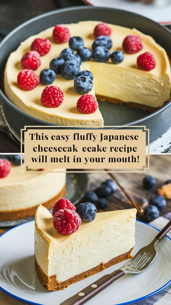 Easy Japanese Cheesecake Recipe