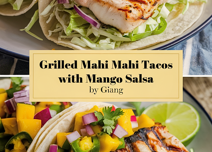 Grilled Mahi Mahi Tacos with Mango Salsa