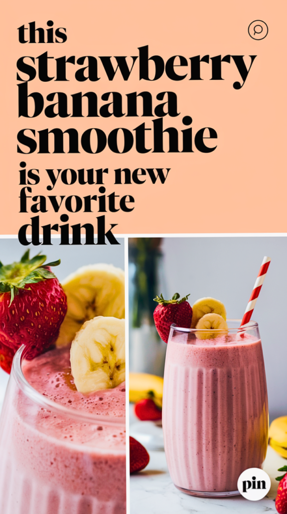 Strawberry Banana Smoothie recipe