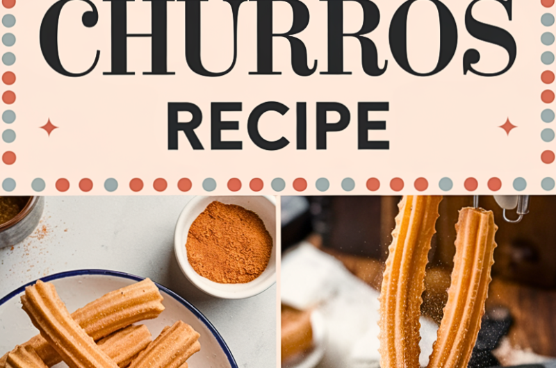 Easy Mexican Churros: Crispy, Cinnamon-Coated Treats in 20 Minutes