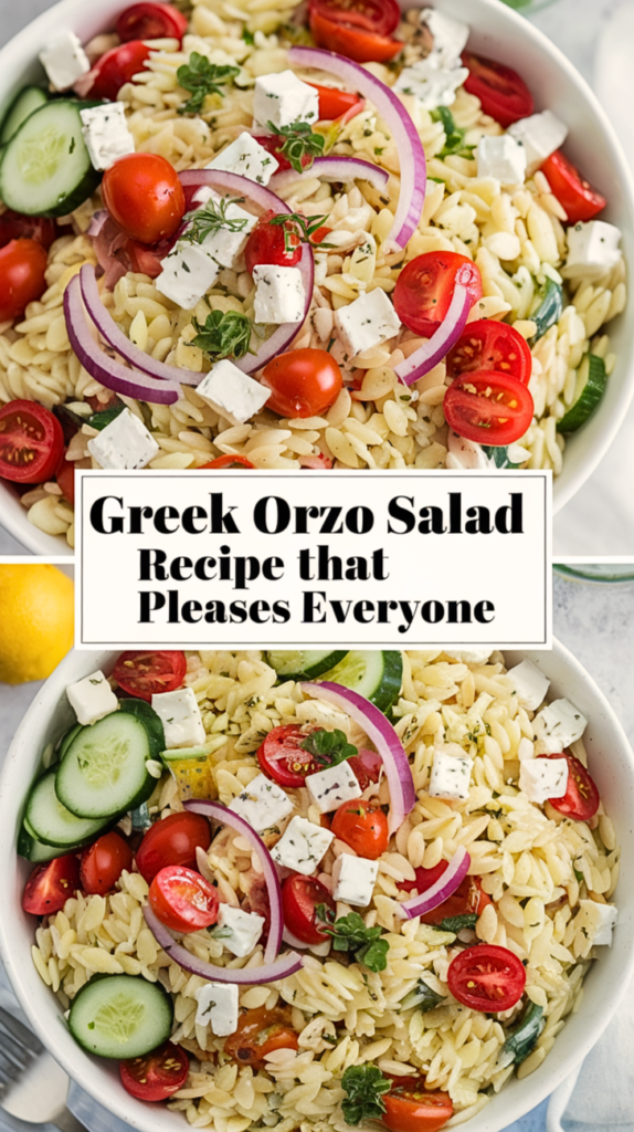 best greek orzo pasta salad recipe