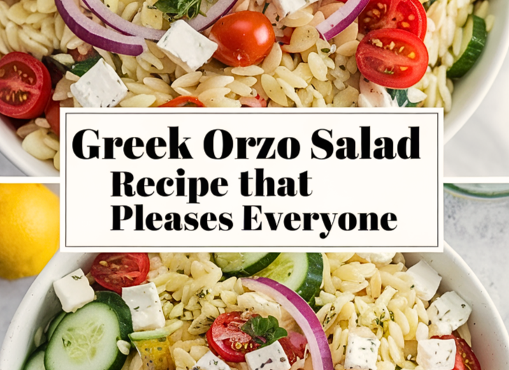 My Go-To Greek Orzo Salad Recipe That Pleases Everyone