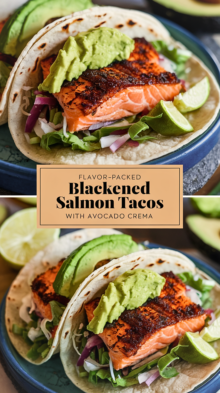 blackened salmon tacos recipe