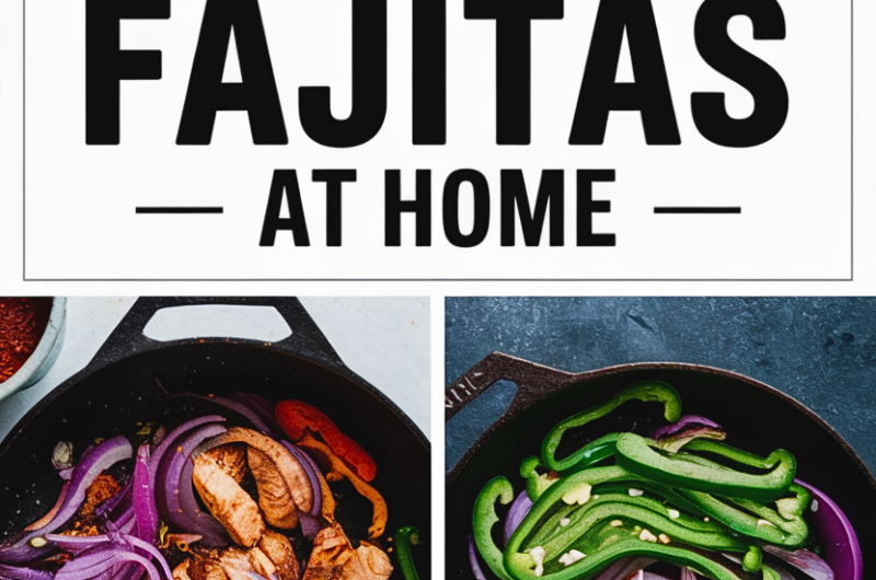 Perfect Easy Chicken Fajitas in 26 Minutes: Restaurant-Quality Results at Home