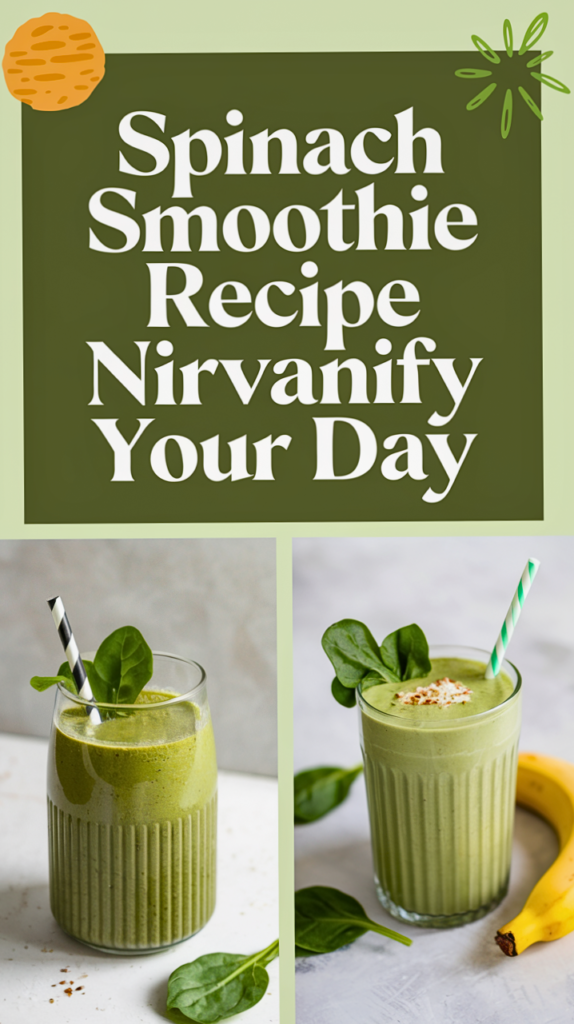 healthy spinach smoothie recipes