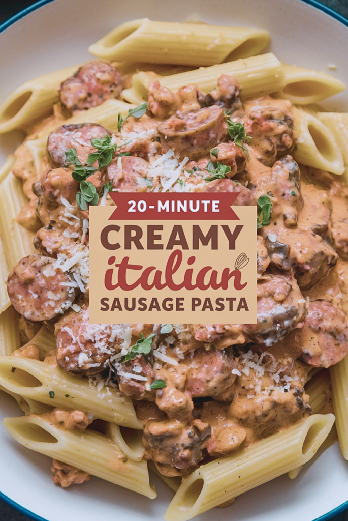 creamy italian sausage pasta recipe