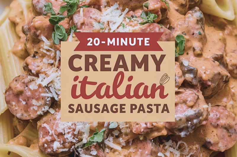 20-Minute Easy Creamy Italian Sausage Pasta: Your New Weeknight Savior