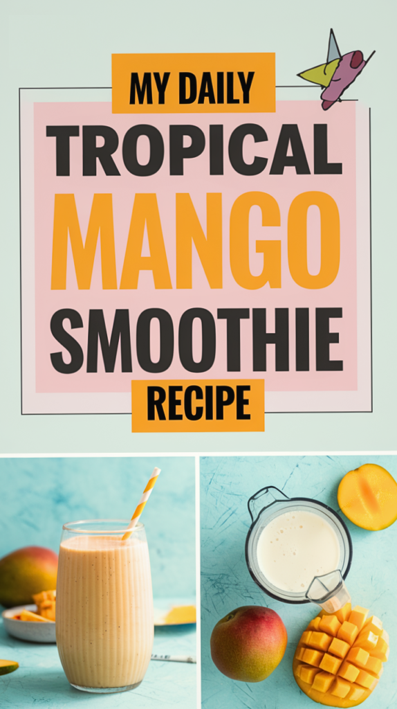 mango smoothie recipe