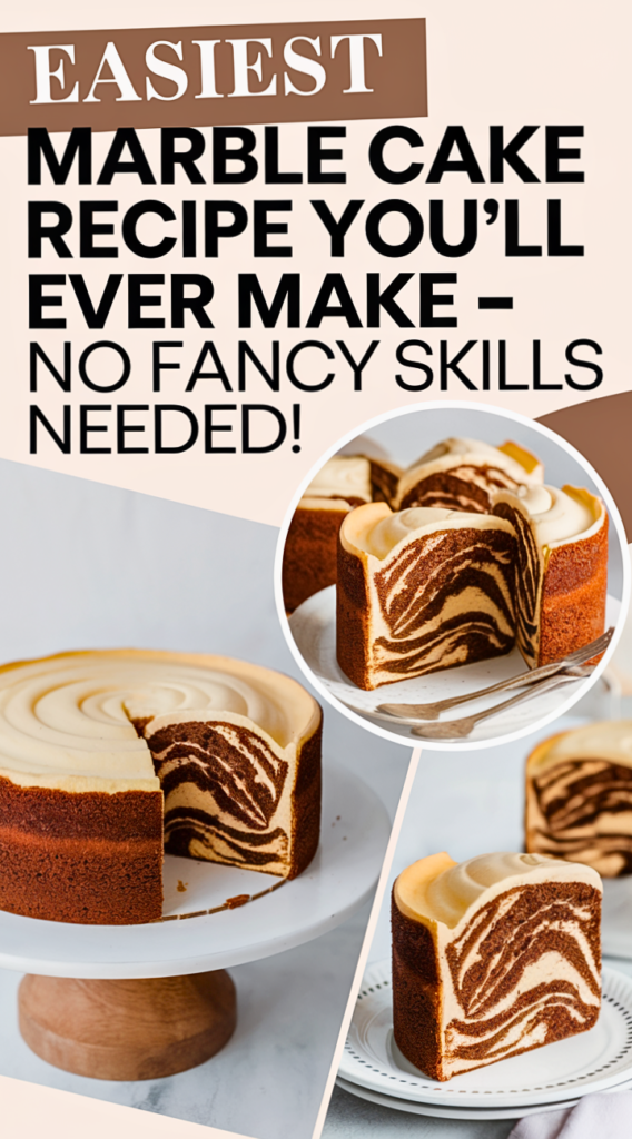 marble cake recipe with chocolat buttercream
