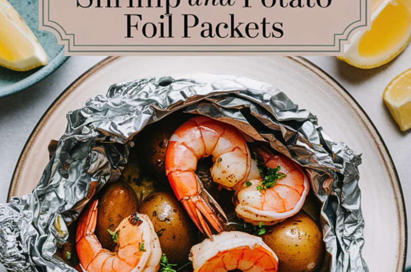 Mediterranean Shrimp and Potato Foil Packets: A 45-Minute Dinner Magic