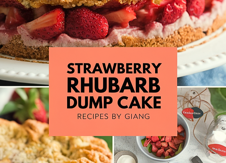Strawberry Rhubarb Dump Cake: The Easiest Dessert You'll Ever Make