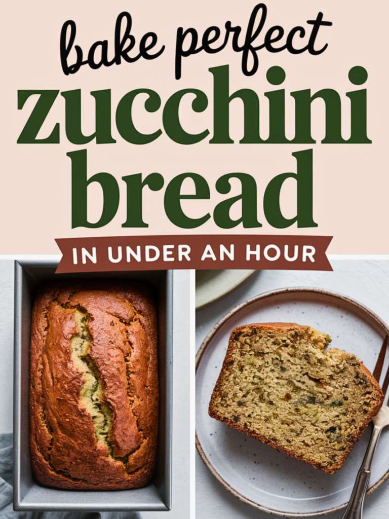 classic zucchini bread recipe